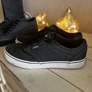 Vans Men's Charcoal Canvas Sneakers